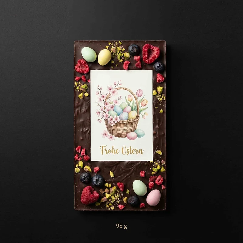 PANIER DE PÂQUES chocolat au lait PREMIUM 95g Pâques