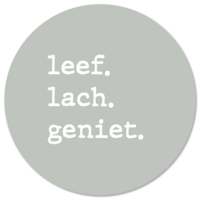 Wall circle live smile enjoy green