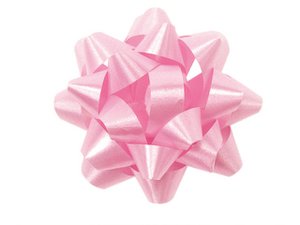 Rosetten Polyband Kangaro 60mm hellrosa 25 Stück im Karton