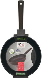 RESTO Frying Pan Ø24 cm Ascella 94009 – Black – PFAS-free Non-stick Coating – Suitable for Induction & All Heat Sources – Recycled Aluminum