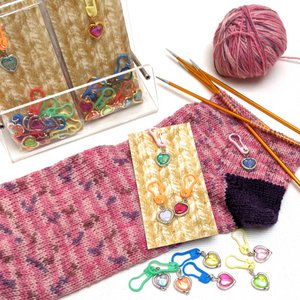 Metals "Heart Silver Colors", 10 Set