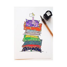Art print - 20x30cm - Princess on the pea
