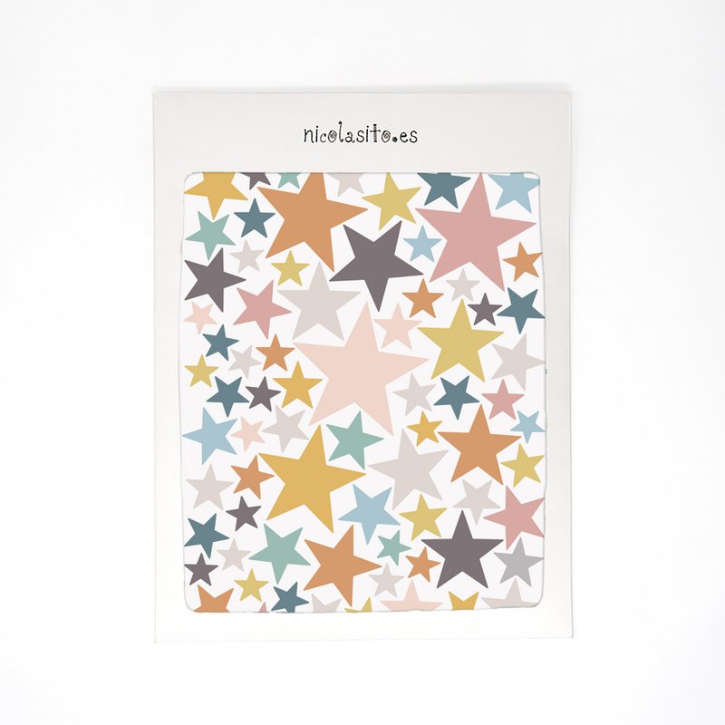 Vinilo Estrellas Pastel