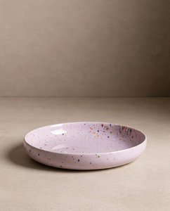 New Party Low Pasta Plate 23cm Lilac