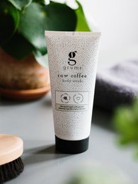 rå kaffe bodyscrub