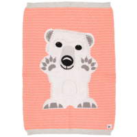 IJsbeer gebreide deken