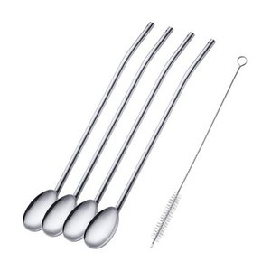 Westmark Straw spoons 4pcs with brush