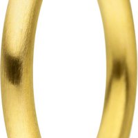 Plug ring inside round profile matt gold