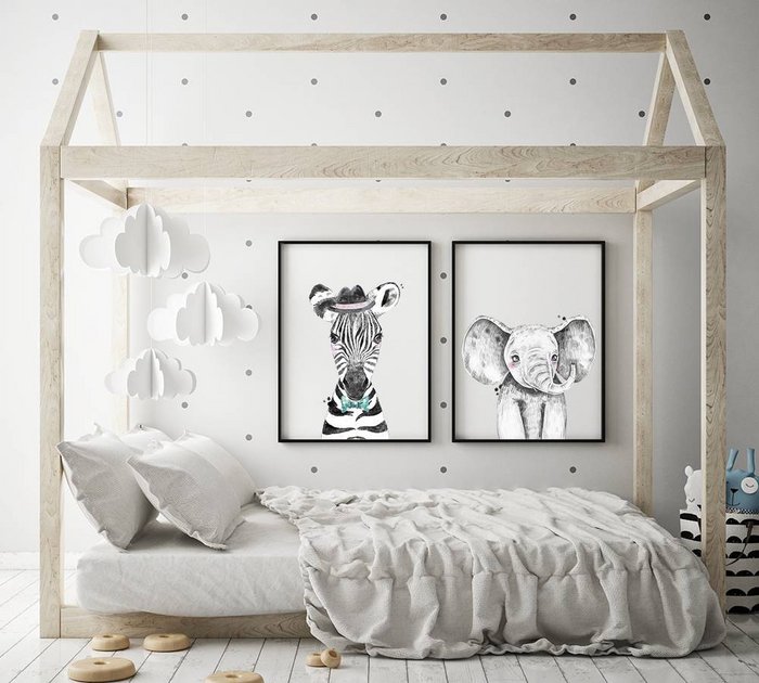 Olifant Kinderkamerposter