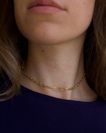 Bogufal - Linked Heart Necklace Choker