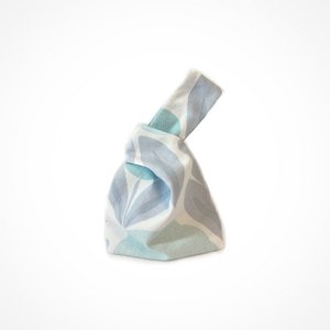 Aqua Japanese knot wrist bag by Laura Ashley design Small