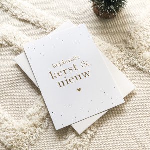 Christmas & New Card | Gold foil