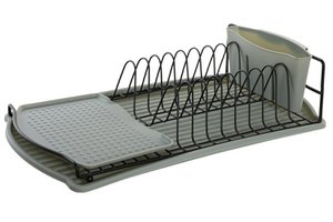 METAL DISH DRAINER PP 47,5X26,5X11 MINT GREEN PC194382