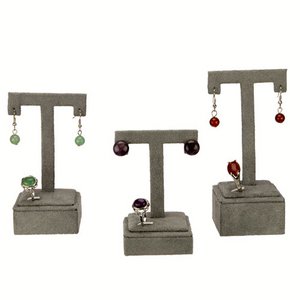 Ohrringständer-Set, Samt