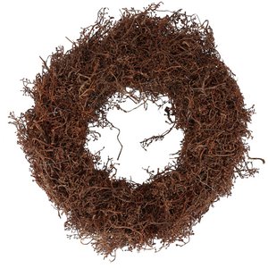 Natuurlijke krans druivenstelen, druiventrossen, D45cm, H ca. 12cm, binnenkant D22cm, naturel