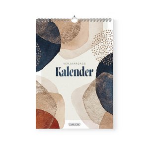 Birthday calendar Artsy A4