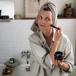 Mascarilla facial calmante y reafirmante con ginseng