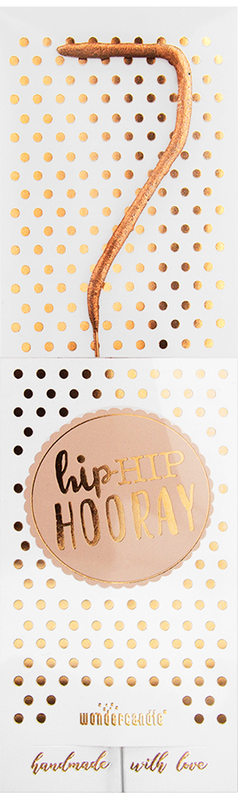 Hiphip hooray Roségold 290 Sortiment 144 Wondercandle® classic