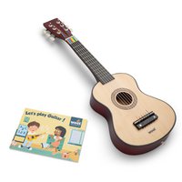 Spielzeuggitarre aus Holz – Natur