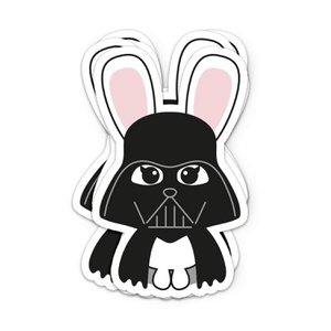 Sticker Darth Bunny Star Wars