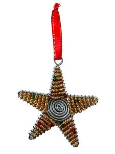 Christmas Star Hanger Gold
