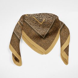 Pañuelo 100% seda Animal Print 180*75cm