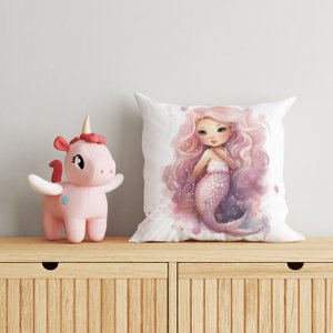 Sierkussen kinderkamer | Mermaids | Zeemeermin