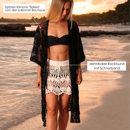 Cover Up Crochet Jupe "Hawaii"