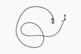 Handgefertigtes Brillenband ONNYX