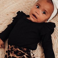 Ravies - Ruffle Romper - Schwarz