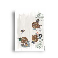 postcard 'coffee outside'