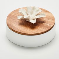 NAMOU wooden and porcelain box