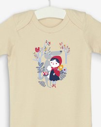 Natural Red Riding Hood pajamas 100% organic cotton certified OEKO-TEX