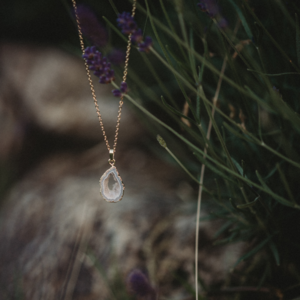 Achat Geode Halskette