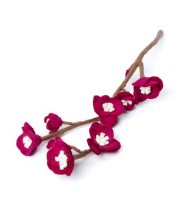 Cherry blossom large aubergine