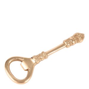Flessenopener koper 20 cm