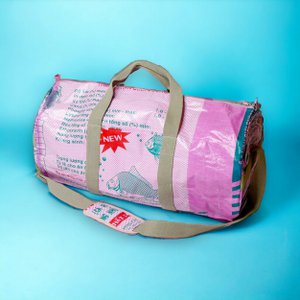 SPORTY BAG | Upcycled sports bag in pink