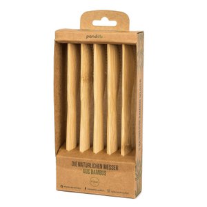 100% natuurlijk bamboe bestek | set van 5