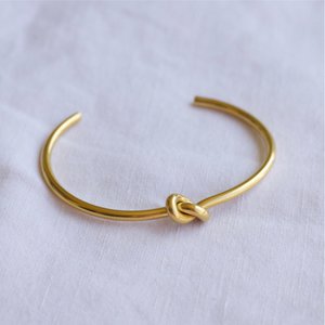 Siler - Knot Cuff Bracelet Gold