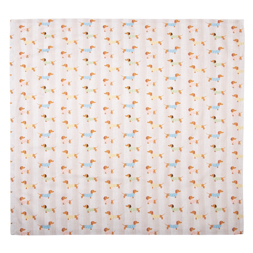 Tafelkleed 100x100 cm Beige Katoen