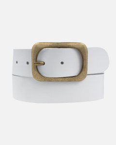 Jodi | Statement Buckle Classic Leather Belt