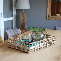 Korbtablett KIM GROSS, Wasserhyazinthe