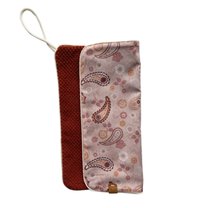 Pacifier cloth Paisley - Pink