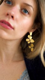 Ivy - Leaf Dangle Earrings