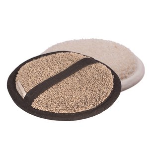 Peeling Waschpad "GILIS" Leinenfrottee rund