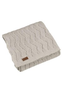 AUSILIA Babydecke – 100 % Baumwolle – BEIGE