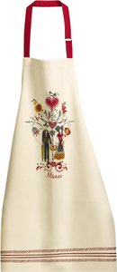 Boem Beige Küchenschürze 72 x 85