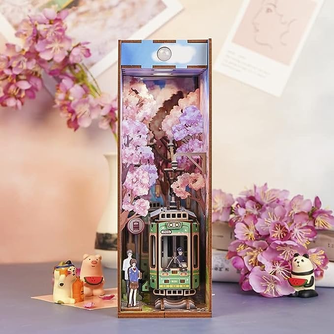 DIY Boek Nook Sakura's Reis Boeksteun Hout 18x8x24.5cm