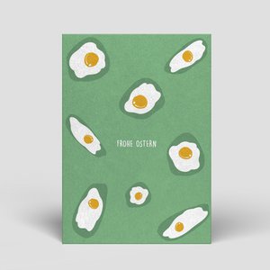 Postkarte Ostern - Spiegeleier - Nr. 121