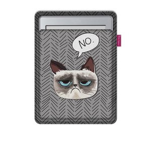 No Ebook Case In Grey Felt Bertoni 